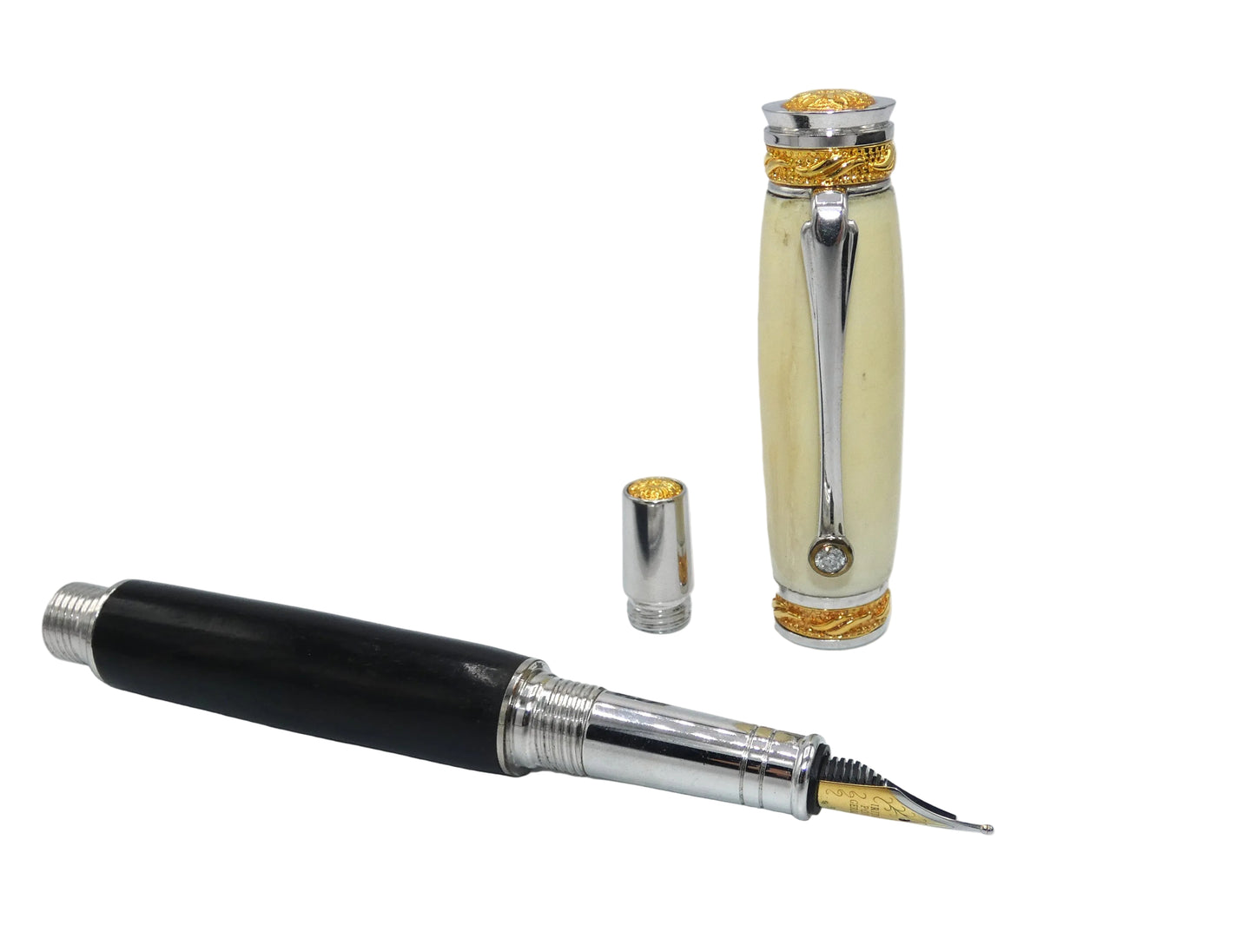 Woolly Mammoth Tusk Fountain Pen by Pete Fournier