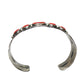 Vintage Navajo Sterling Silver Spiny Oyster Row Cuff by Lee Charlie Jr.