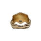 14K Gold Tiger Head Ring with Rubies & Diamonds