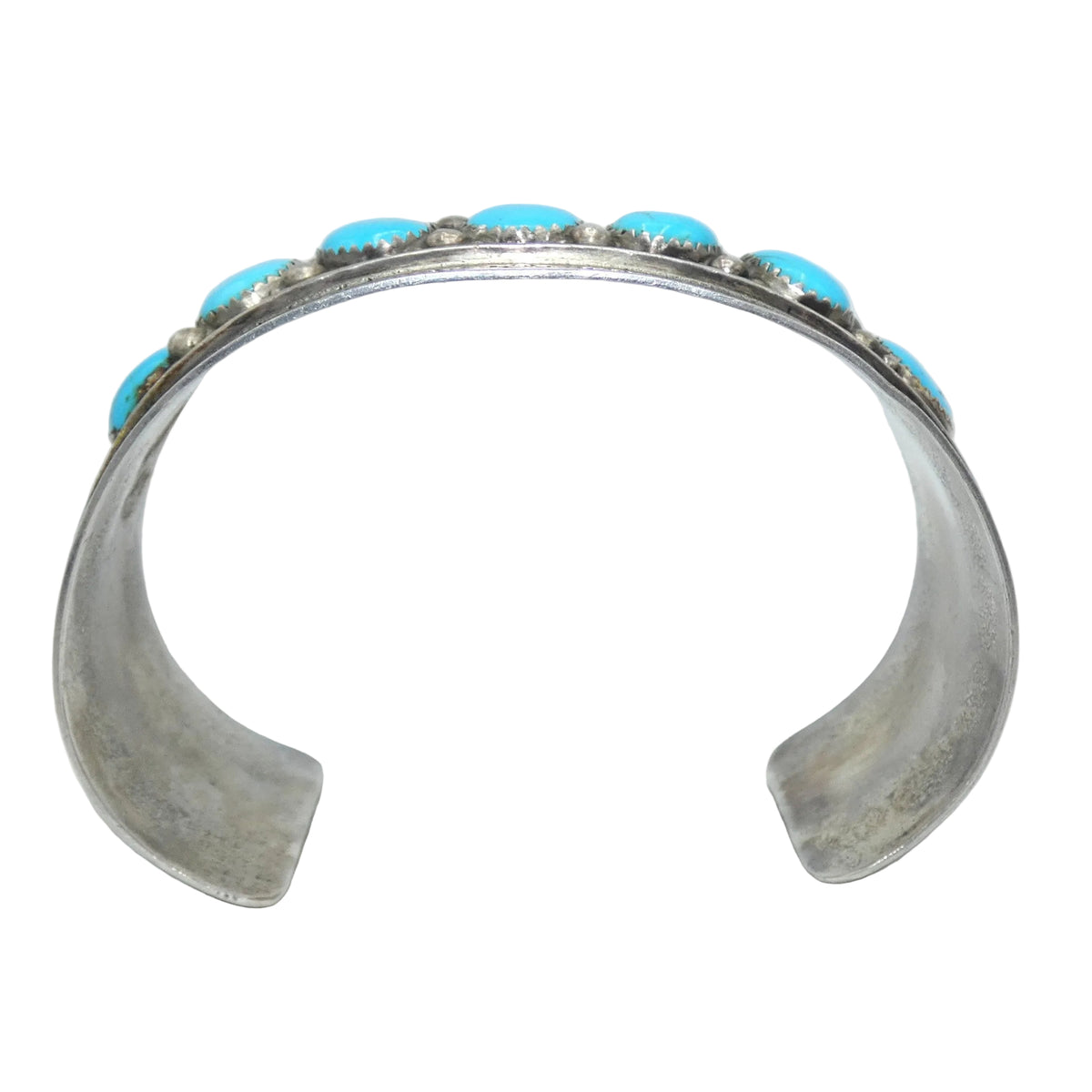 Sterling Silver Ida & Jackson Brown Turquoise Cuff
