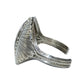 Vintage Sterling Silver Onyx Cuff Bracelet