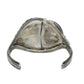 Vintage Sterling Silver Onyx Cuff Bracelet