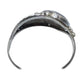 Vintage Sterling Silver Onyx Cuff Bracelet