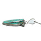 Vintage Sterling Silver Turquoise Arrow Pendant