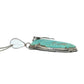 Vintage Sterling Silver Turquoise Arrow Pendant
