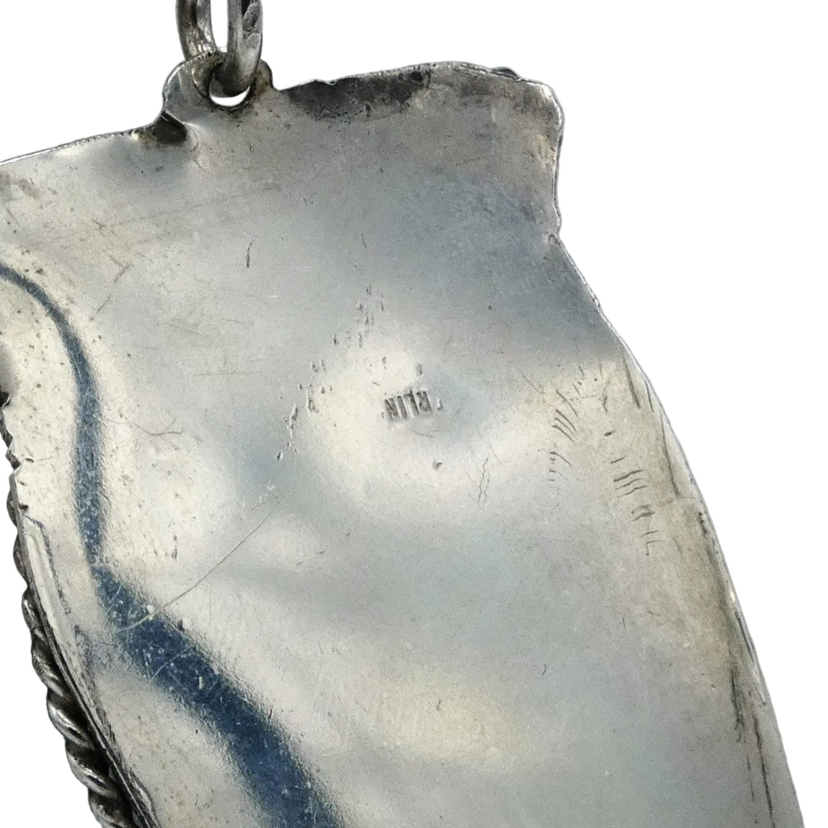 Vintage Sterling Silver Turquoise Arrow Pendant