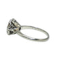 Mid Century 14k White gold Cluster 1 ct. Diamond Ring