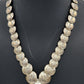 Vintage Tom Taylor Sterling Silver Turquoise & Coral Stamp Work Pillow Necklace