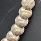 Vintage Tom Taylor Sterling Silver Turquoise & Coral Stamp Work Pillow Necklace
