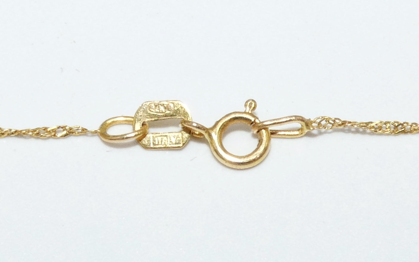 14K Gold Ballerina Slippers Necklace