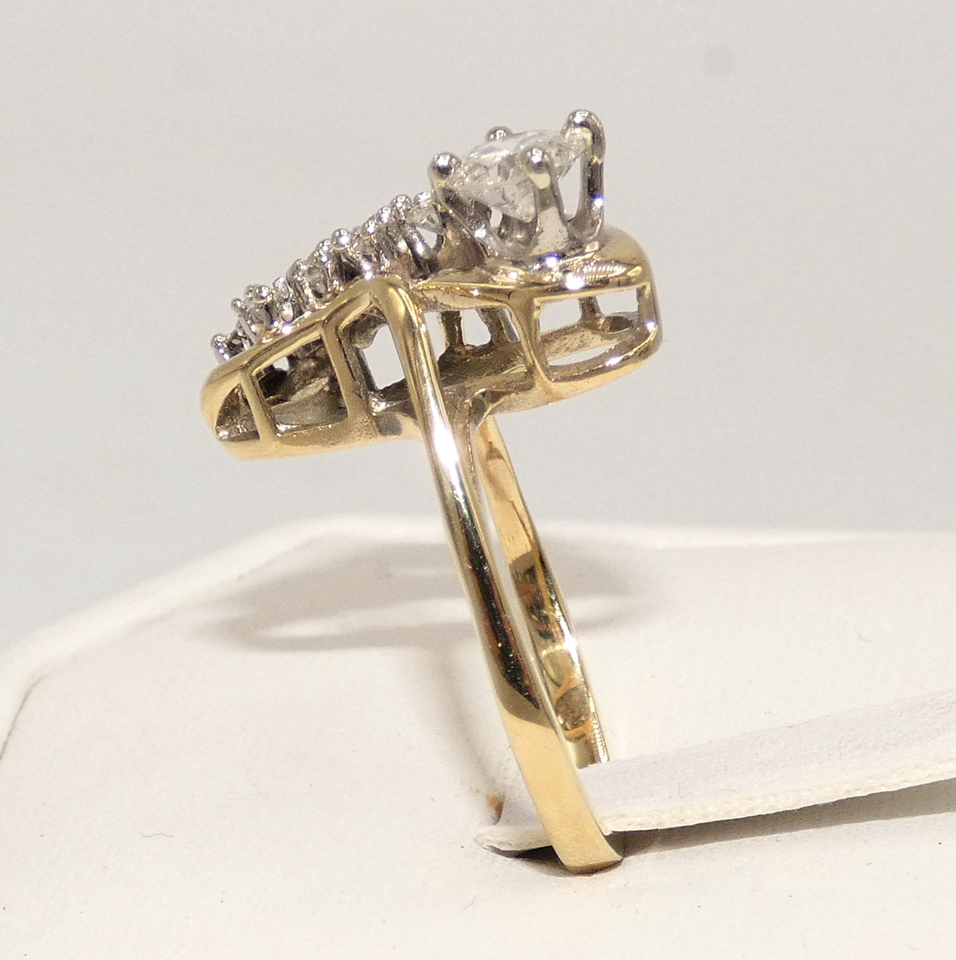 14K Gold Multi Diamond Ring
