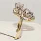14K Gold Multi Diamond Ring