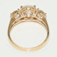 14K Gold CZ Ring