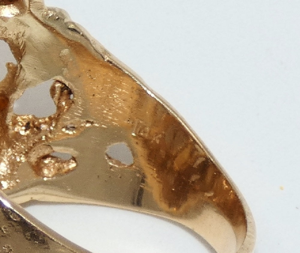 14K Gold Cultured Pearls, Diamonds & Opals Custom Ring