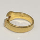 18K Gold Boris LeBeau Ring with 3 Diamonds