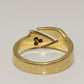 18K Gold Boris LeBeau Ring with 3 Diamonds