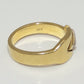 18K Gold Boris LeBeau Ring with 3 Diamonds