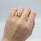 18K Gold Boris LeBeau Ring with 3 Diamonds