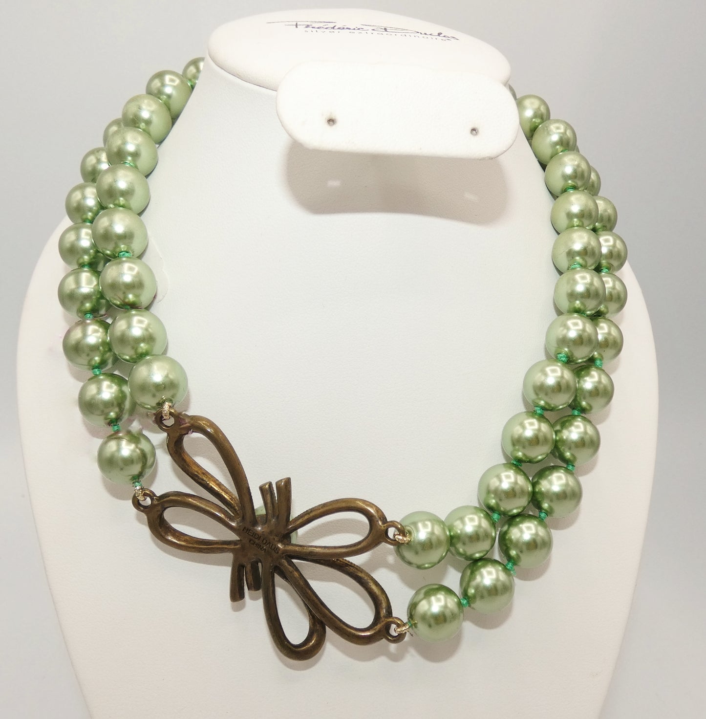 Heidi Daus Swarovski Crystal Pearl Strand Necklace