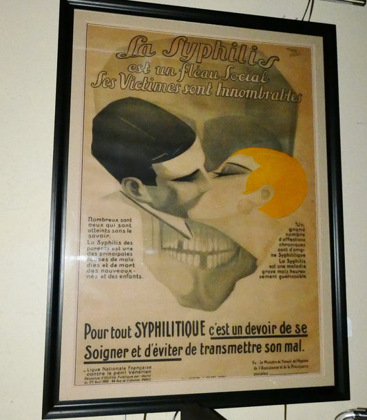 La Syphilis Travel Poster