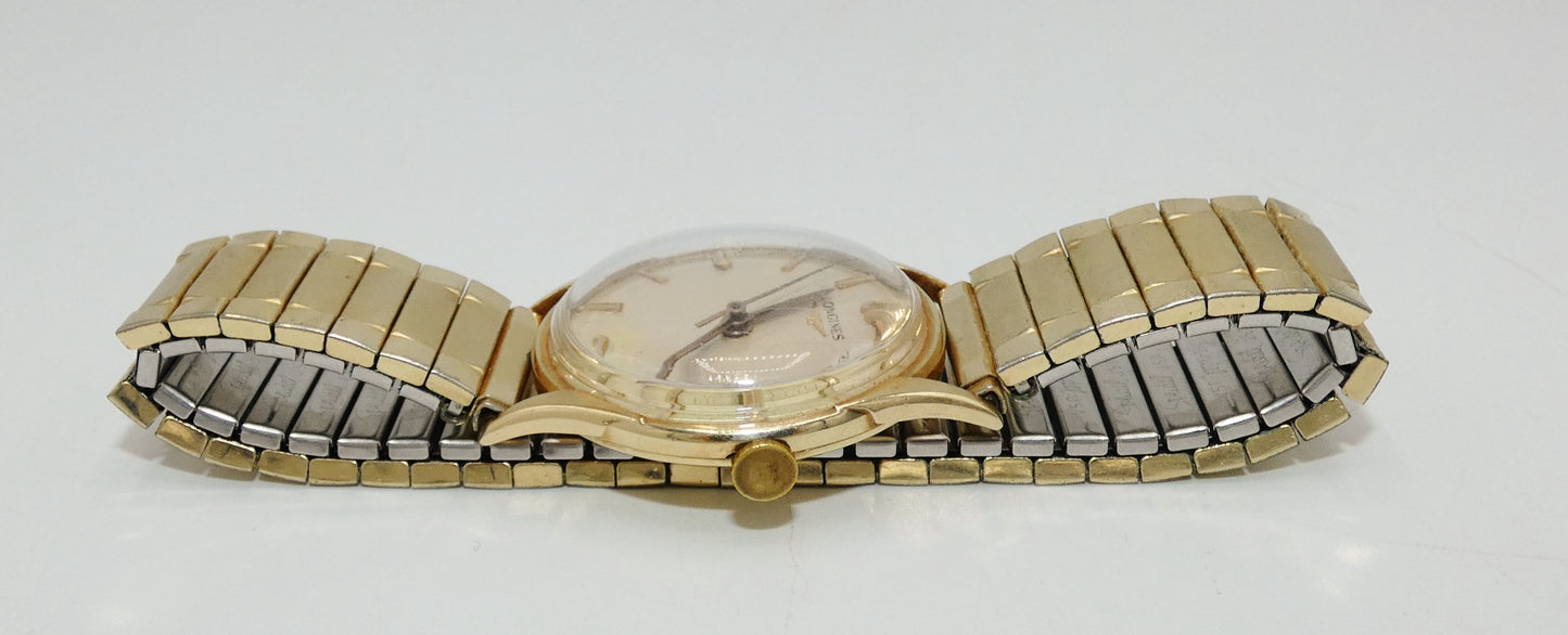 14K Gold Longines 17J Manual Wind Men's Watch