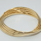14K Gold Hinged Bracelet