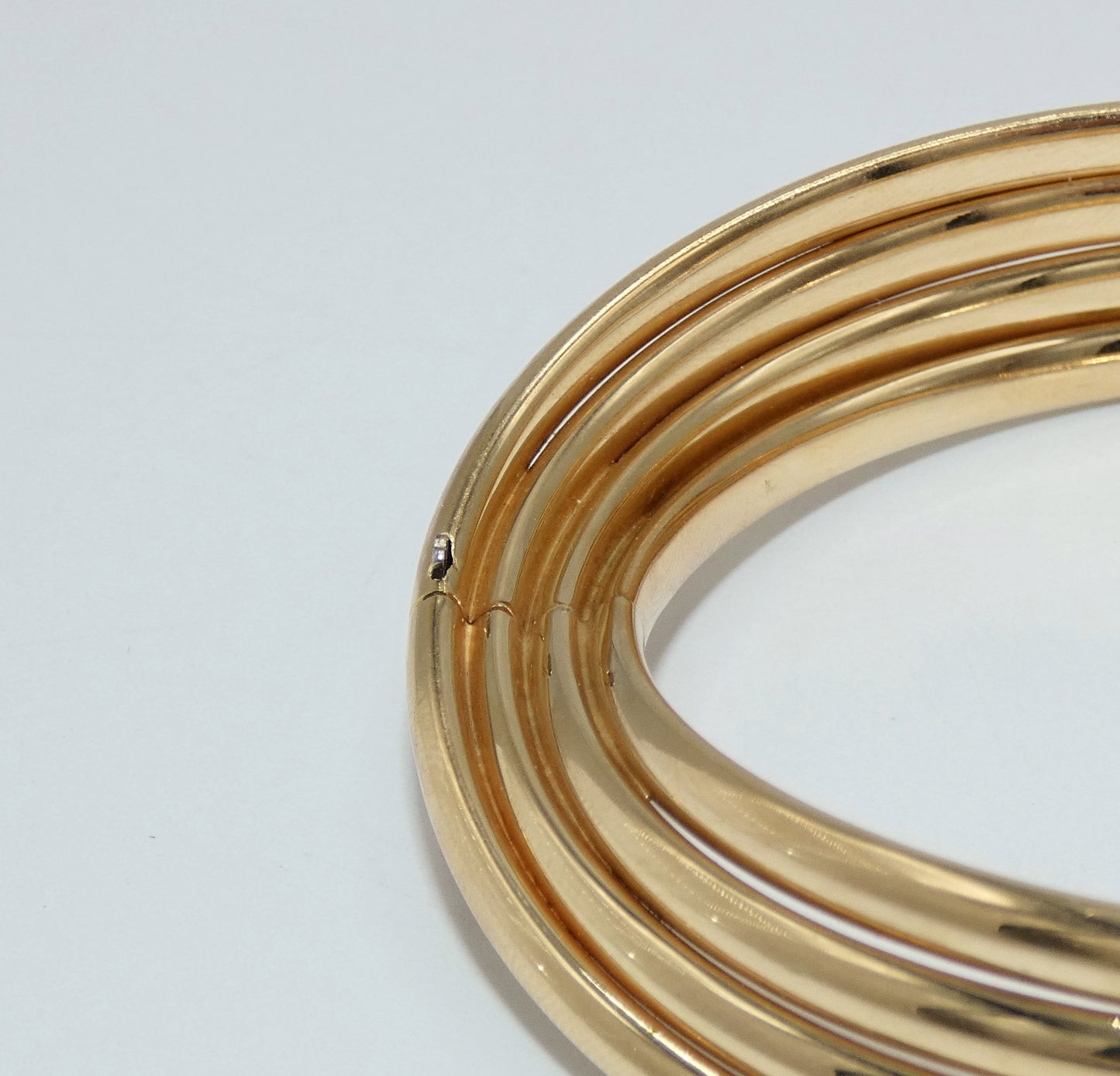 14K Gold Hinged Bracelet