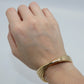 14K Gold Hinged Bracelet