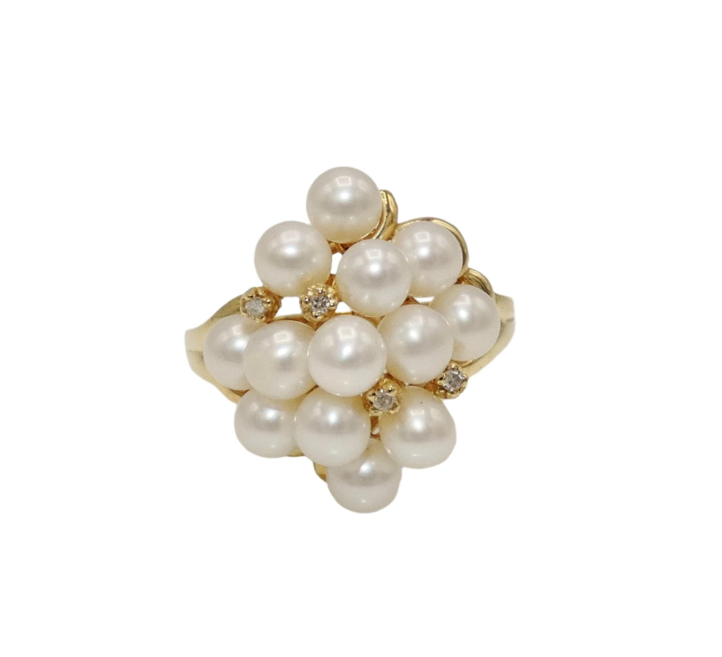 14K Gold Pearl Ring