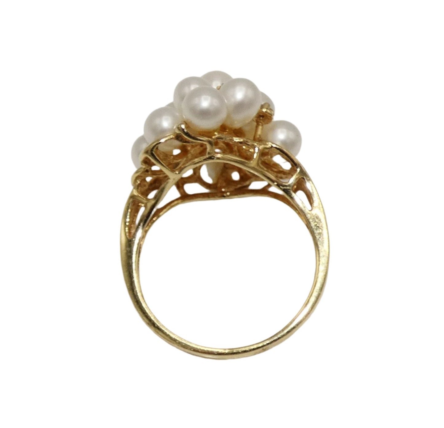 14K Gold Pearl Ring