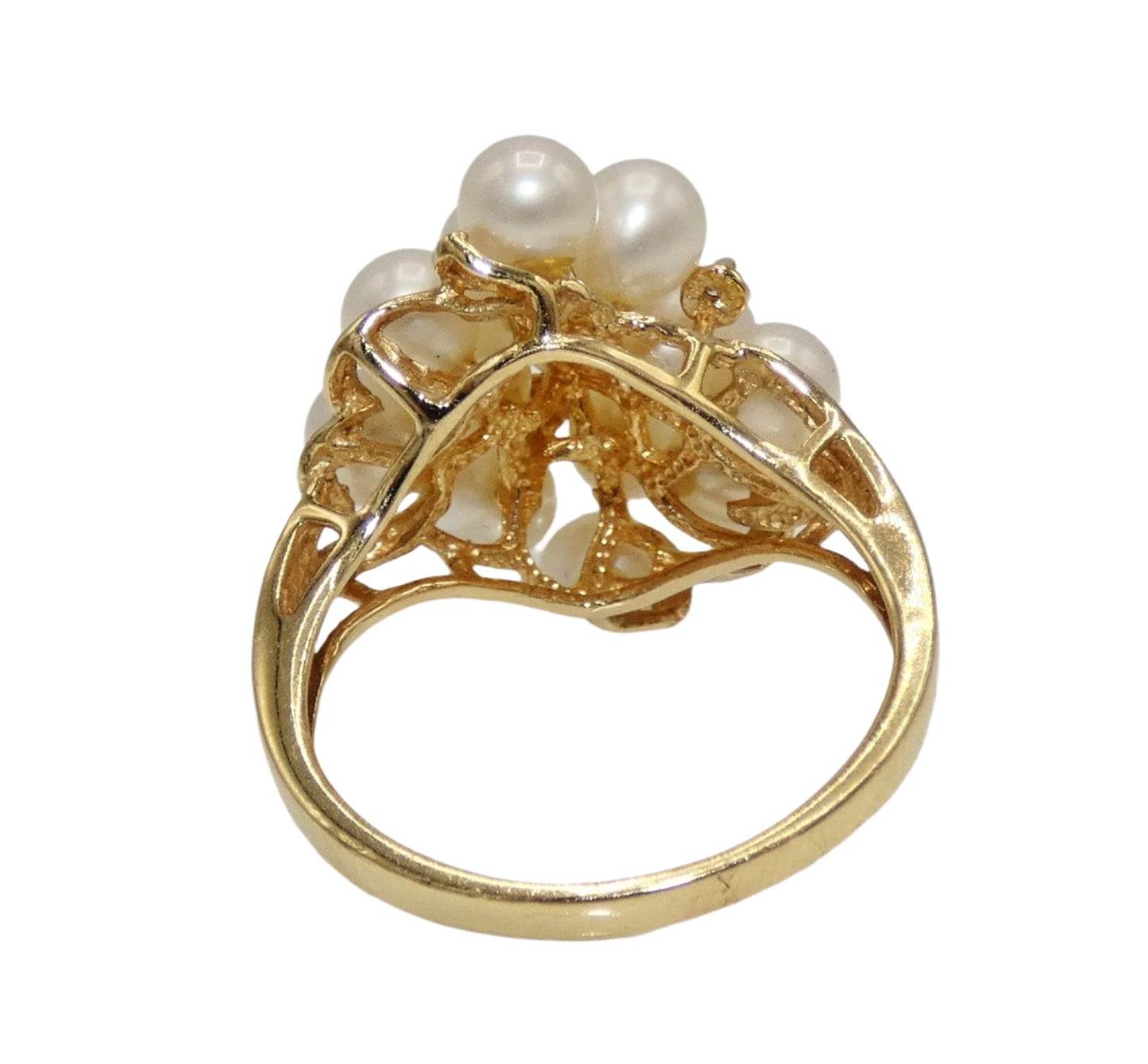 14K Gold Pearl Ring