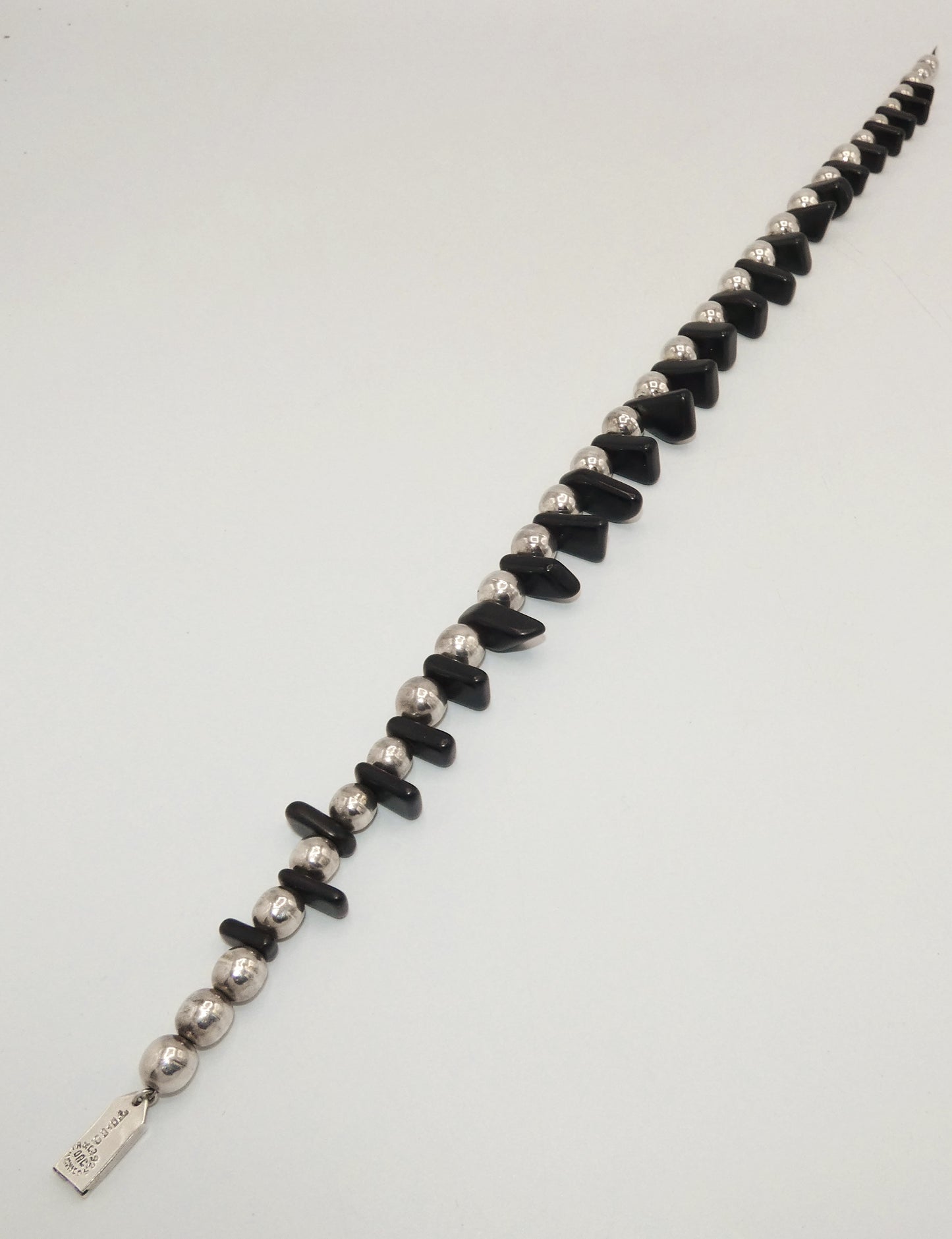 Sterling Silver & Onyx Necklace