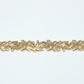 14K Gold Floral Bracelet