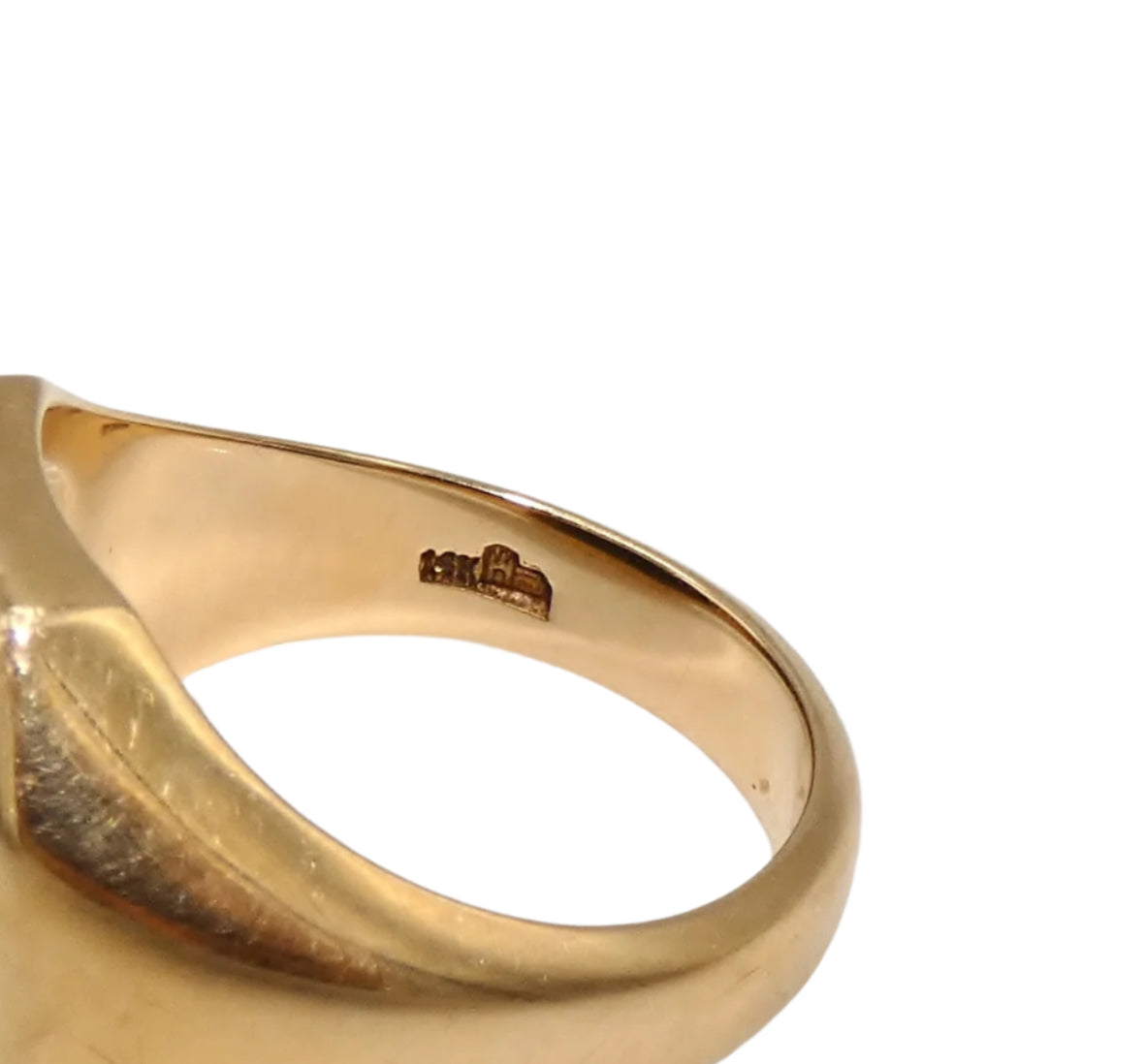 14K Gold Onyx 1940's Ring