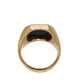 14K Gold Onyx 1940's Ring