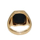 14K Gold Onyx 1940's Ring